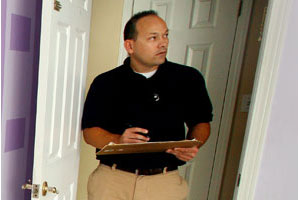 Matt Anzaldo Inspects Bedroom in Kern County CA